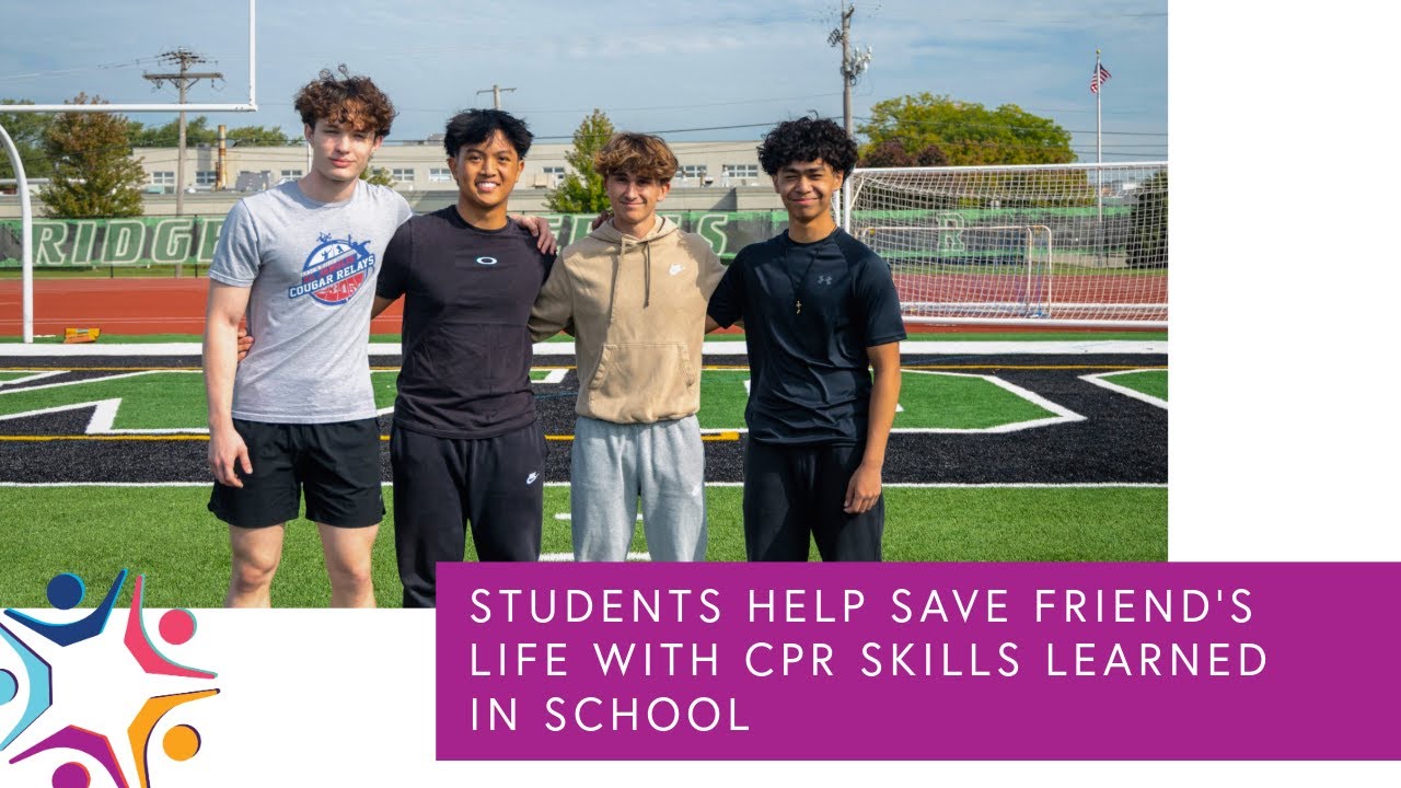 Students Help SAVE Friend's Life with CPR Skills Learned in School
