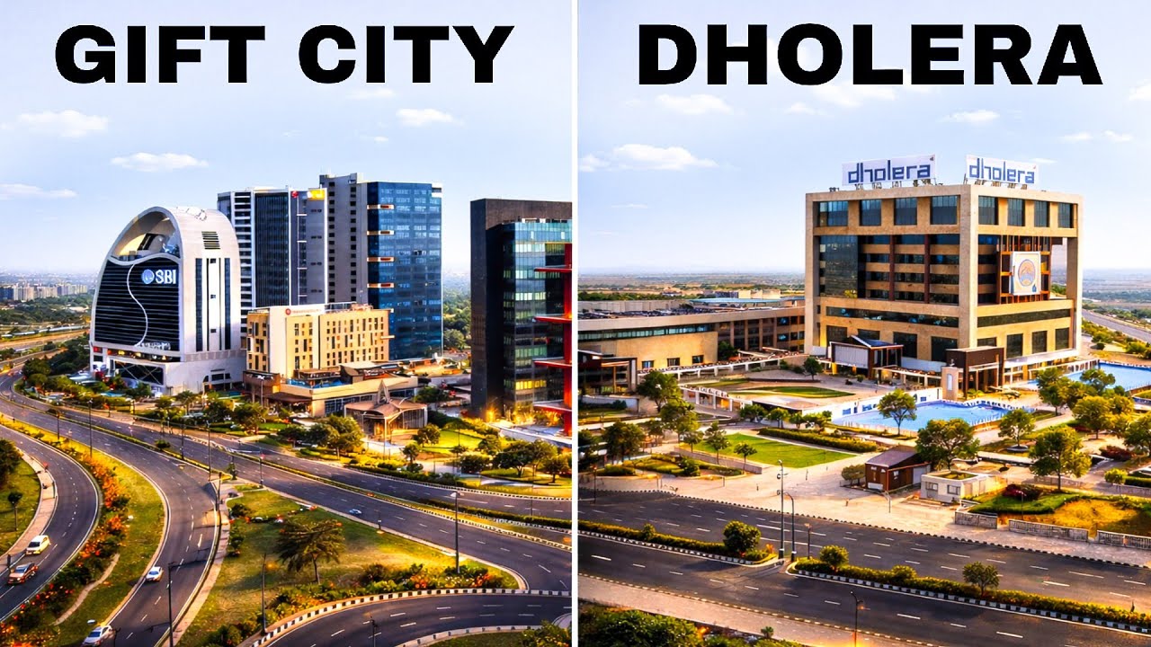 Gift city Vs Dholera Smart city - India's Biggest Smart City Battle | Growth & Reality 