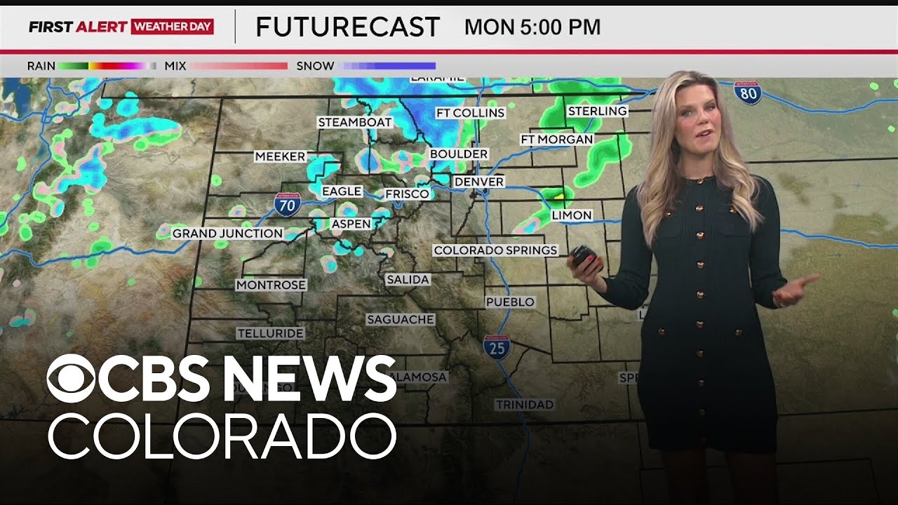 Soggy weather Monday, more rain this week in Denver