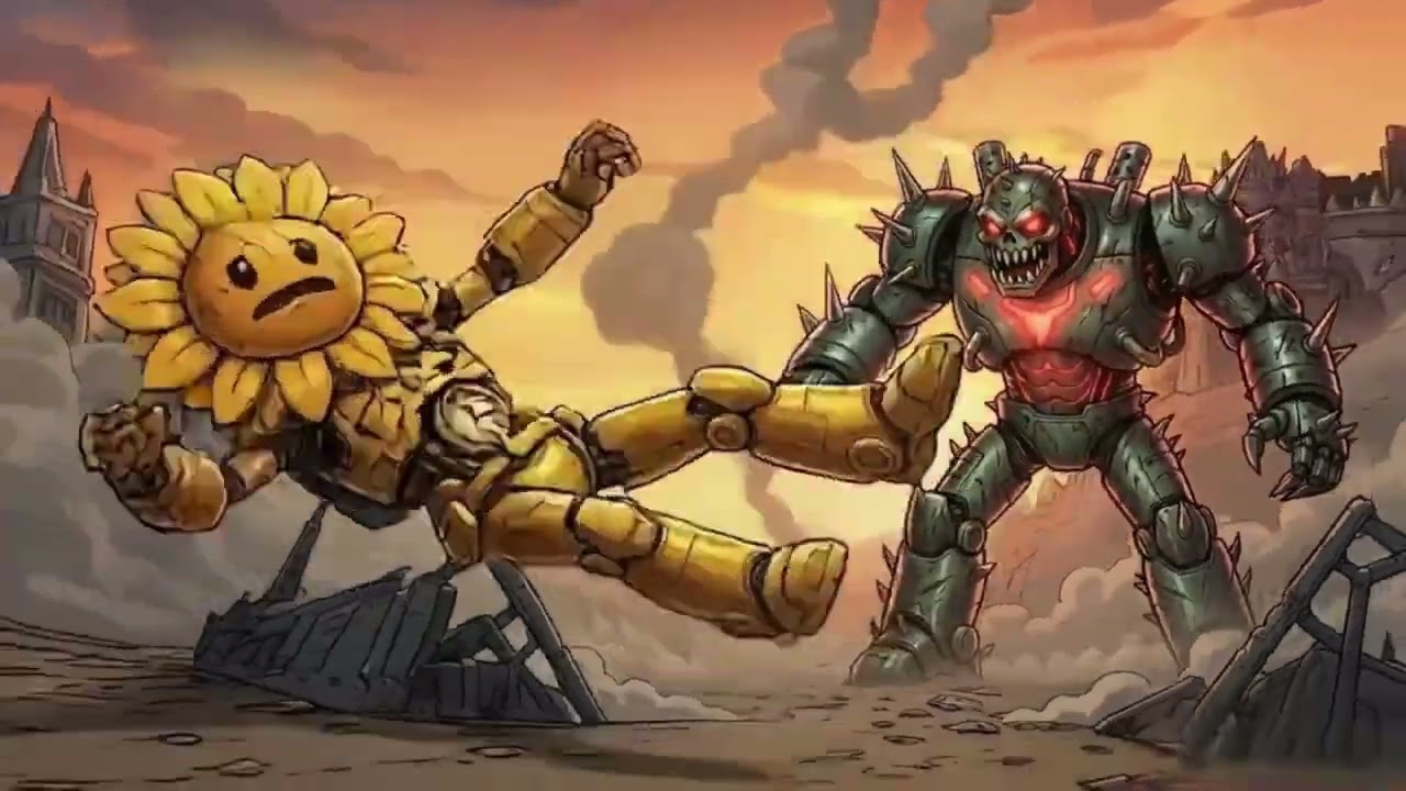 Sunflower Robot vs. Zombie Robot