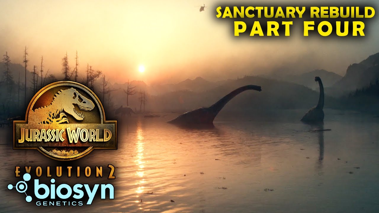 REBUILDING BIOSYN SANCTUARY! BioSyn Park Build Ep #4 | Jurassic World Evolution 2