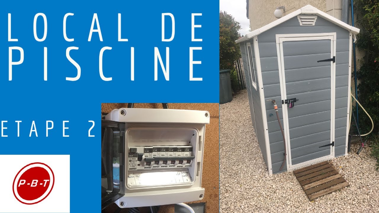 ⚡️Je raccorde l'électricité de mon local technique de piscine !