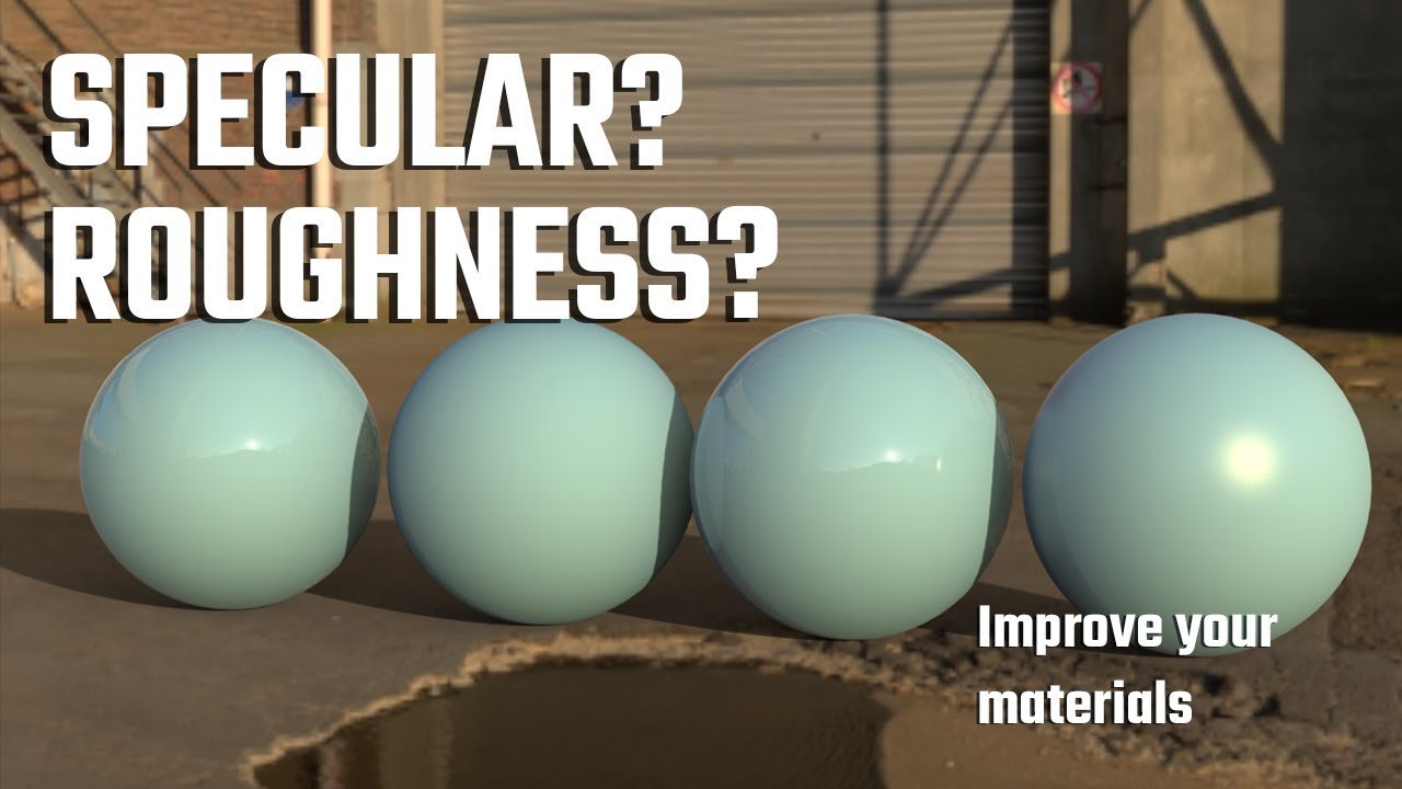 Improve your materials. Specular and Roughness. KeyShot tutorial