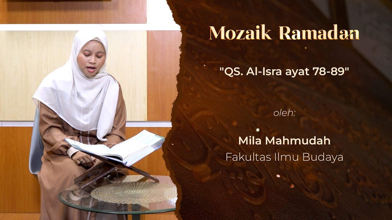 MOZAIK RAMADAN - TILAWAH - MILA MAHMUDAH - 