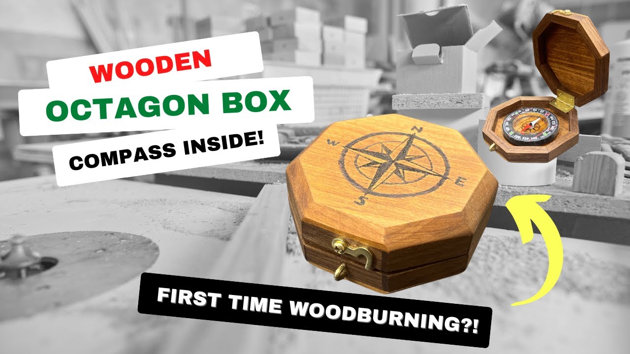 Wooden octagon gift box build