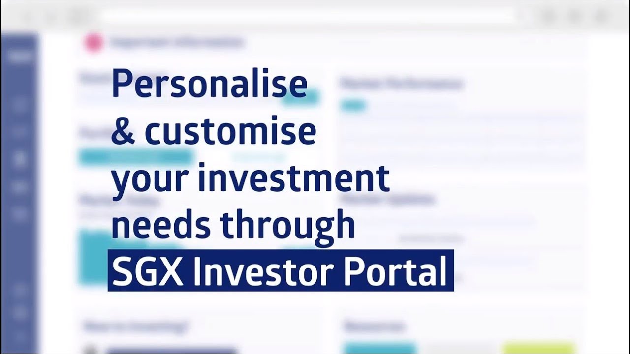 SGX Investor Portal