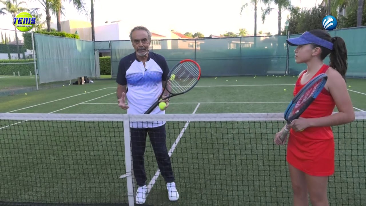Clase de Tennis, con el Che Berruti, los golpes de volea y smash!