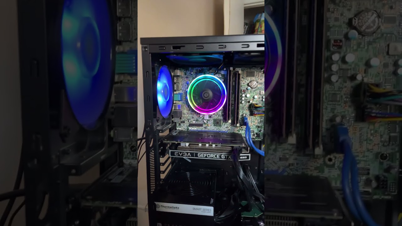An Optiplex 7020 SFF swap with a 1660 😂