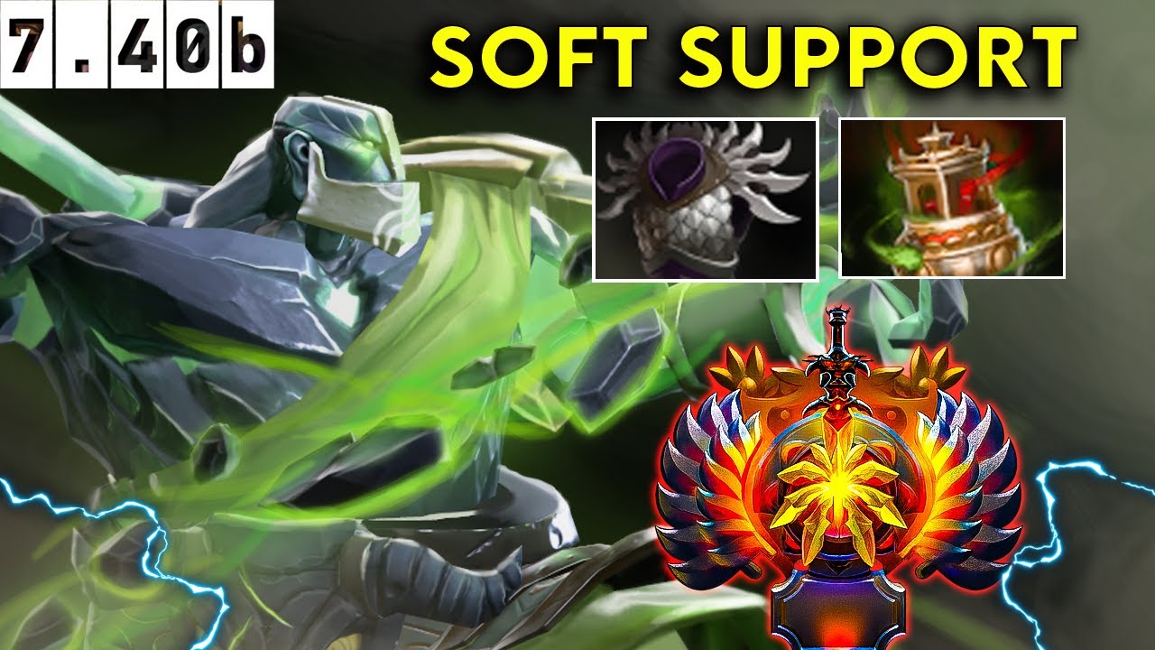 Earth Spirit Immortal Soft Support - Dota 2 Patch 7.40b Pro Pub Gameplay