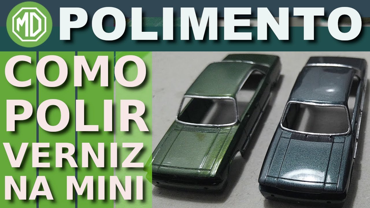 COMO POLIR VERNIZ EM MINIATURAS