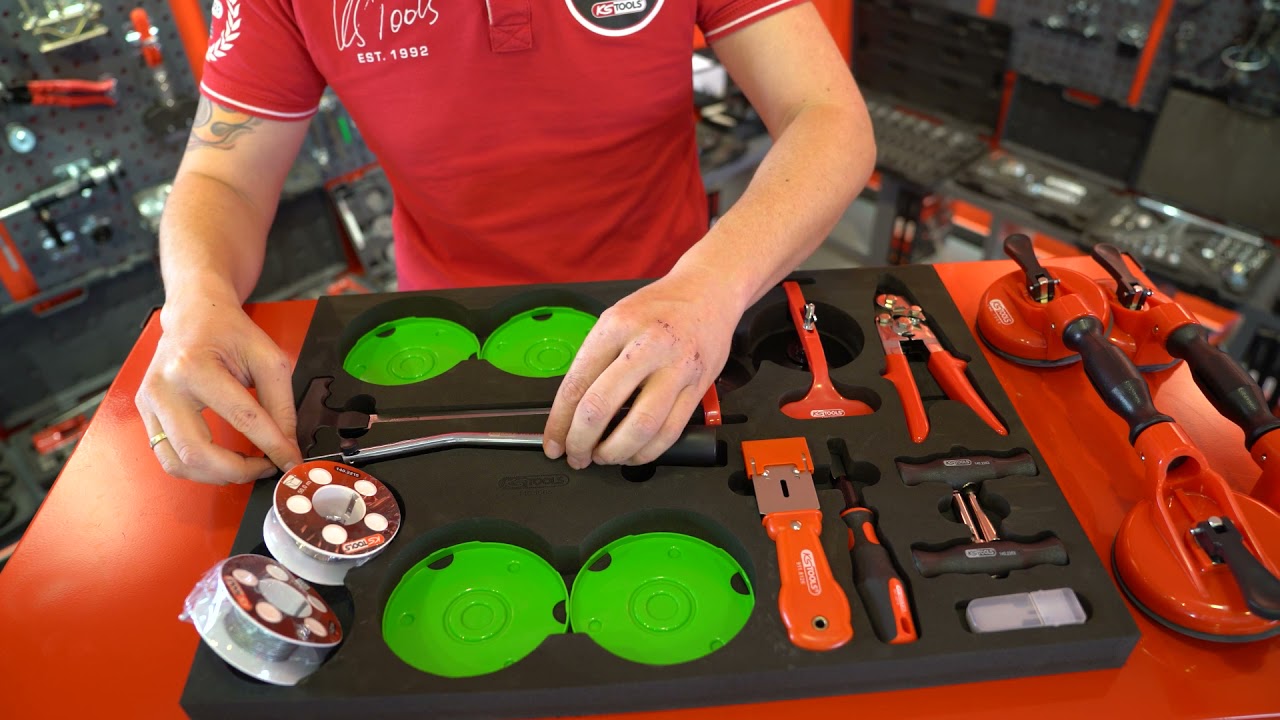 KS TOOLS 140.1065 MASTER Scheiben-Montage und Demontage-Satz 13-tlg
