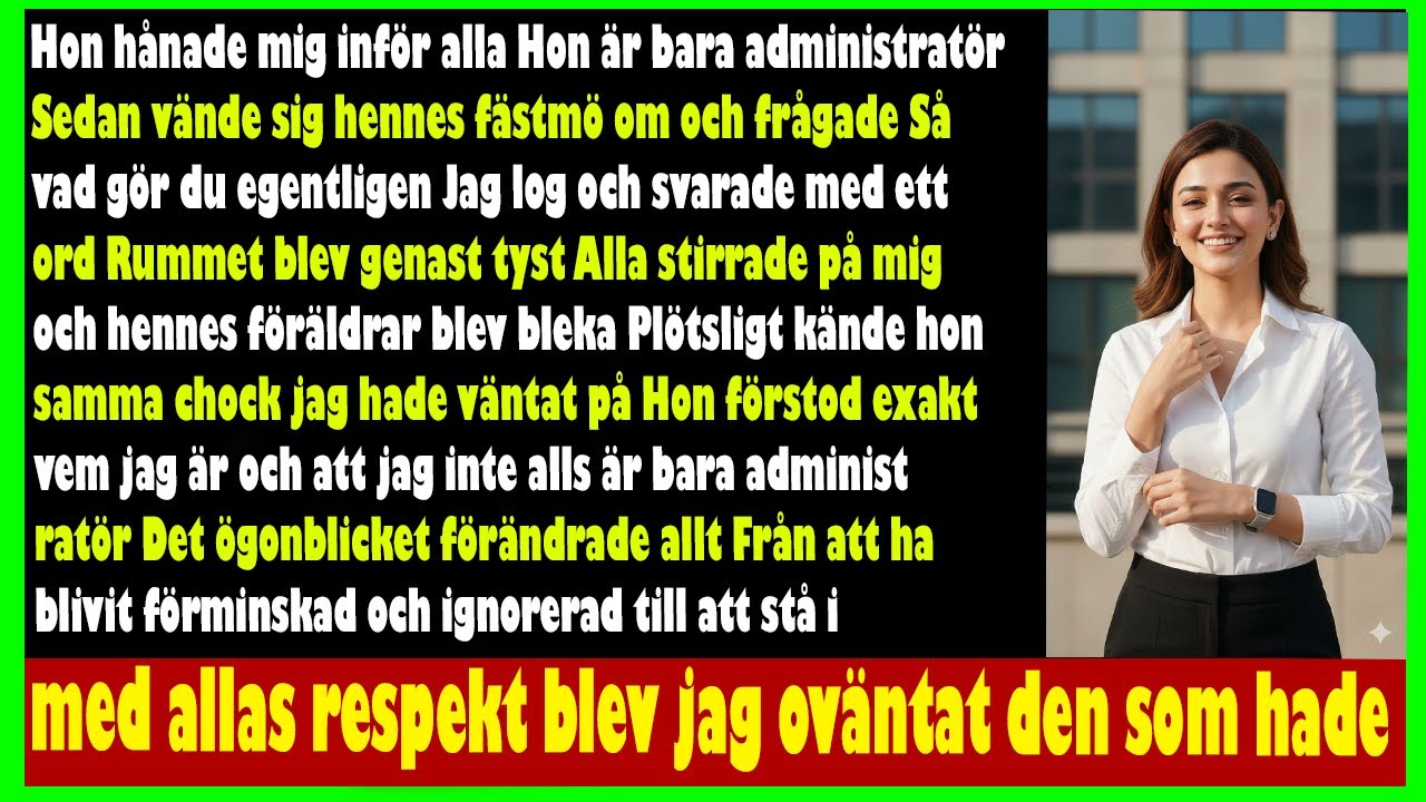 Min syster förnedrade mig offentligt  hennes fästman blev plötsligt blek