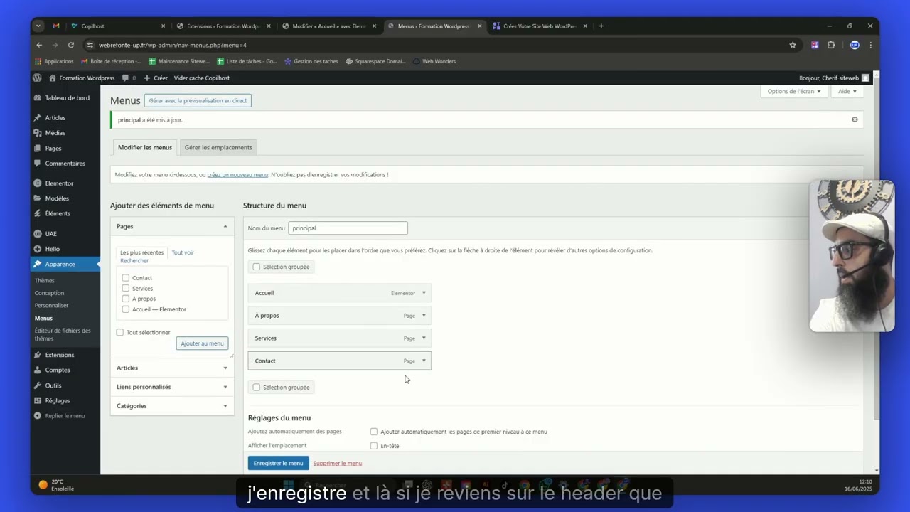 Crée un Header & Footer WordPress SANS Elementor Pro (Méthode Rapide & Gratuite)