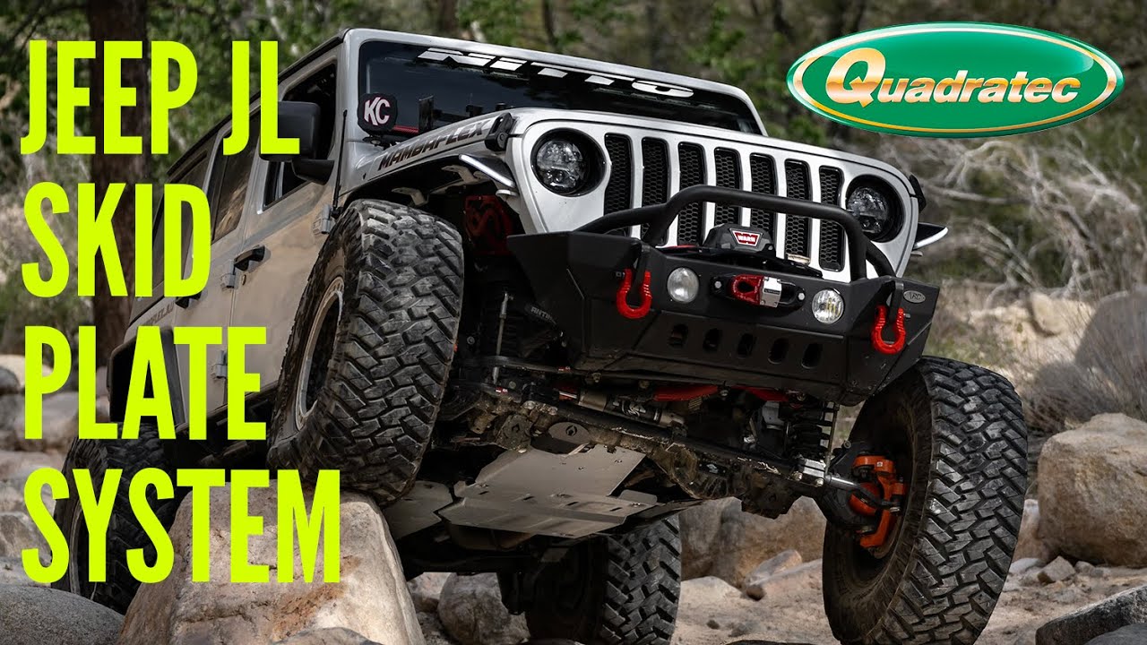 Jeep JL - Модульная алюминиевая защита днища Quadratec