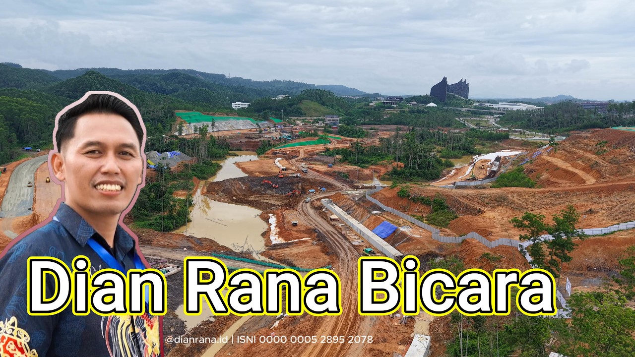 Ternyata Sudah ada Tower Crane di Komplek Yudikatif IKN #DianRana #DianranaBicara