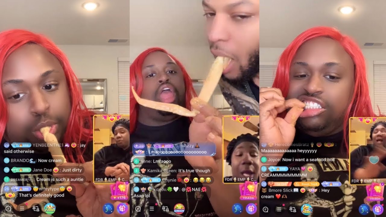 Drebaby Live | Devours Crab Legs While Arguing With CreamNation | Talk Jay, Ballroom, & More