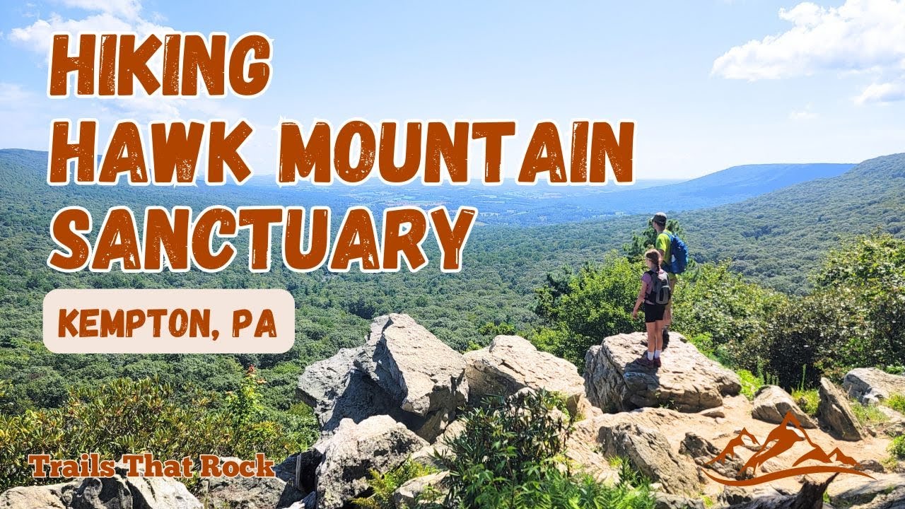 Full Trail POV: Hiking at Hawk Mountain Sanctuary in Pennsylvania