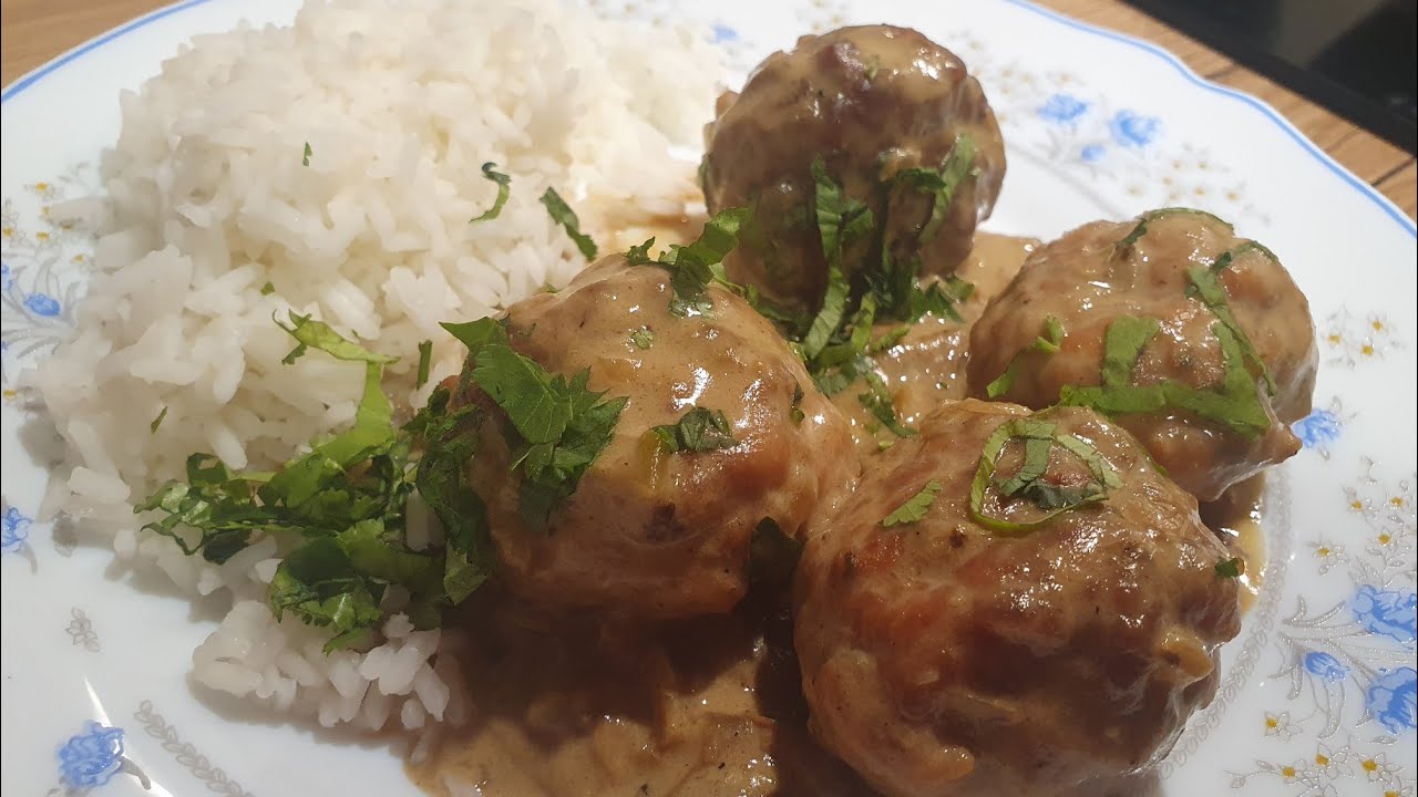 DELICIOSAS ALBONDIGAS EN SALSA DE CEPS. ¡¡NO PODRAS COMER SOLO UNA!!