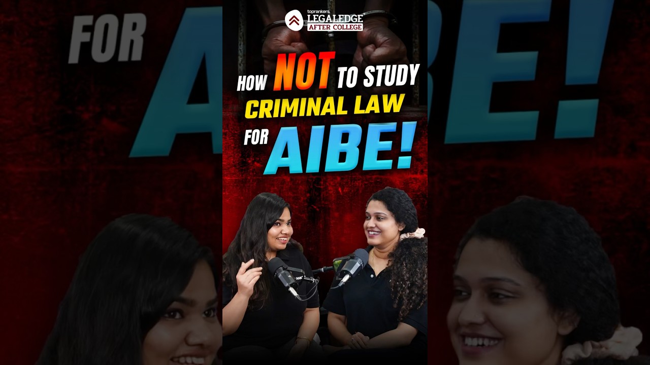 How to Prepare Old & New Criminal Laws for AIBE 19 Exam? 