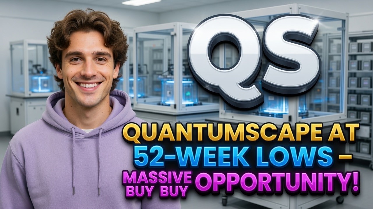 QuantumScape at 52-Week Lows &ndash; Massive Buy Opportunity! QS Stock Analysis
