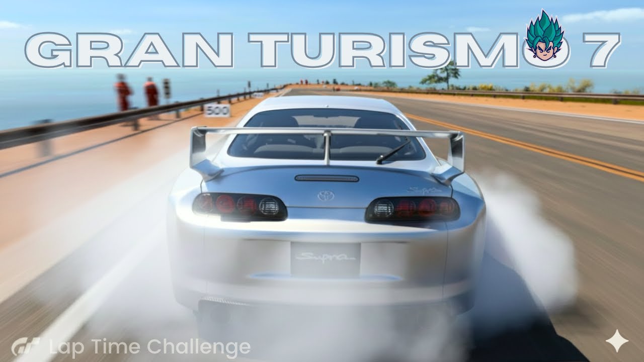 [Gran Turismo 7] Lap Time Challenge - Gran Valley Highway1 - Toyota Supra🏅1:55.575