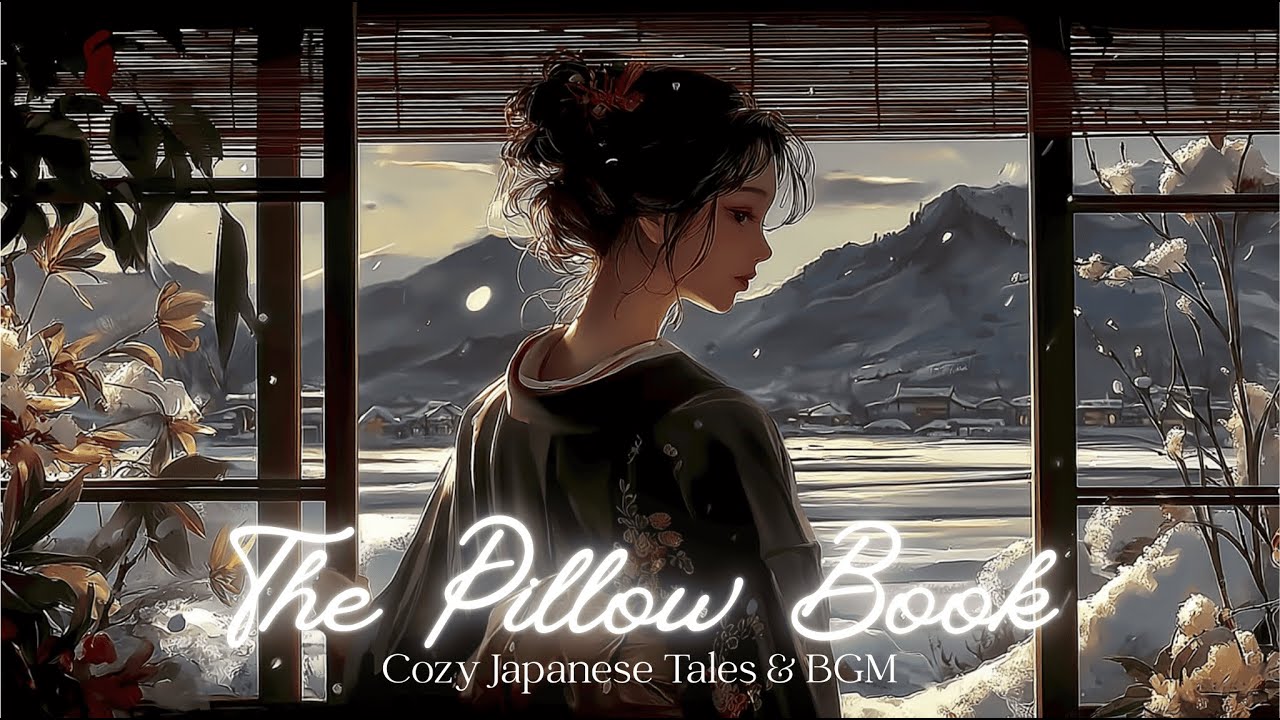 【1時間】心を整える和風BGM｜枕草子「香炉峰の雪」｜読書・作業・勉強用。白銀の庭、上げたる御簾。