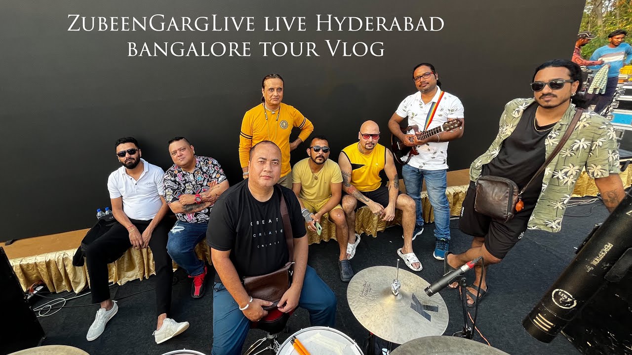 ZubeenGargLive | Hyderabad | Vlog part 1