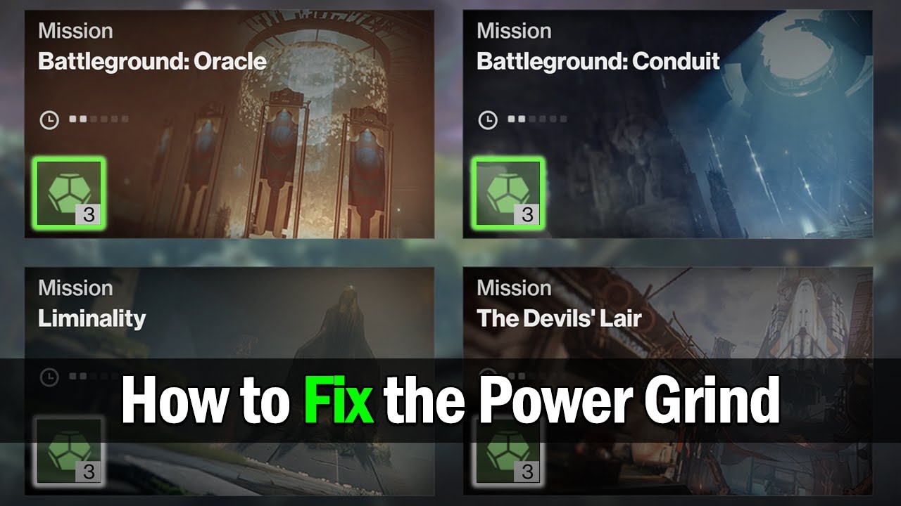 How To Fix The Power Grind (With A System That's Already In The Game) [Destiny 2]