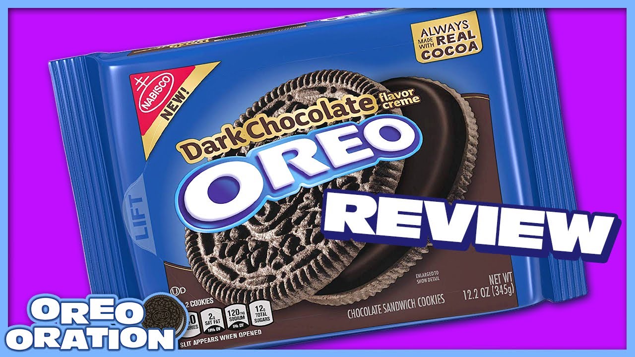 Dark Chocolate Oreo Review - Oreo Oration