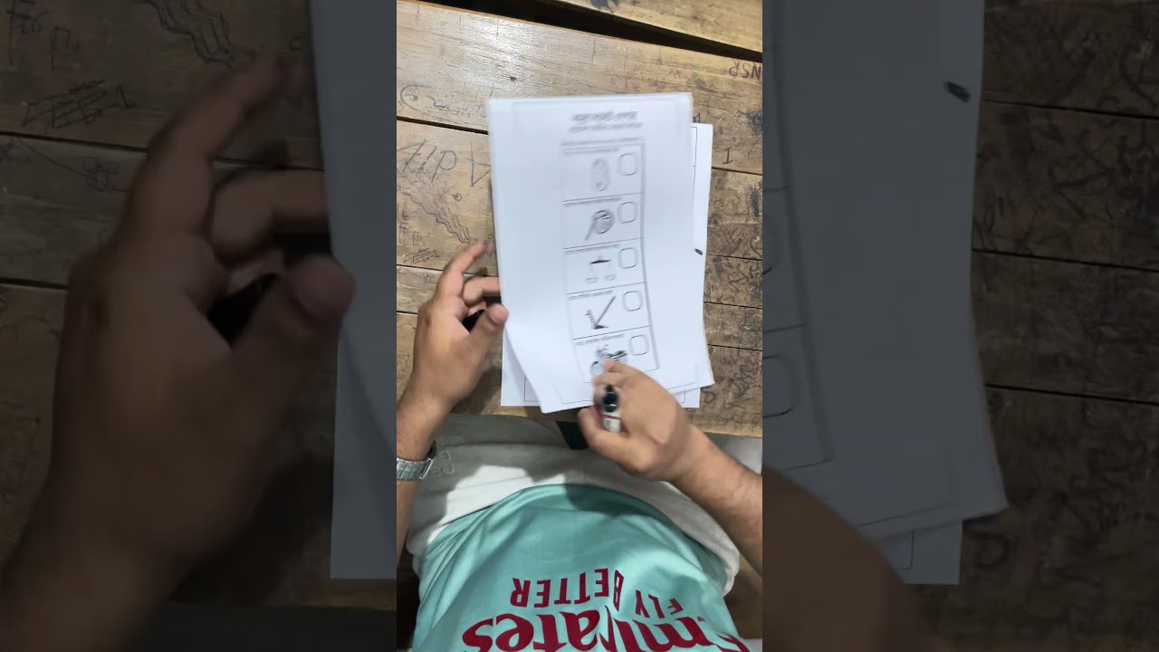 ব্যালট পেপার ভাজ। ভোট কিভাবে দিব।