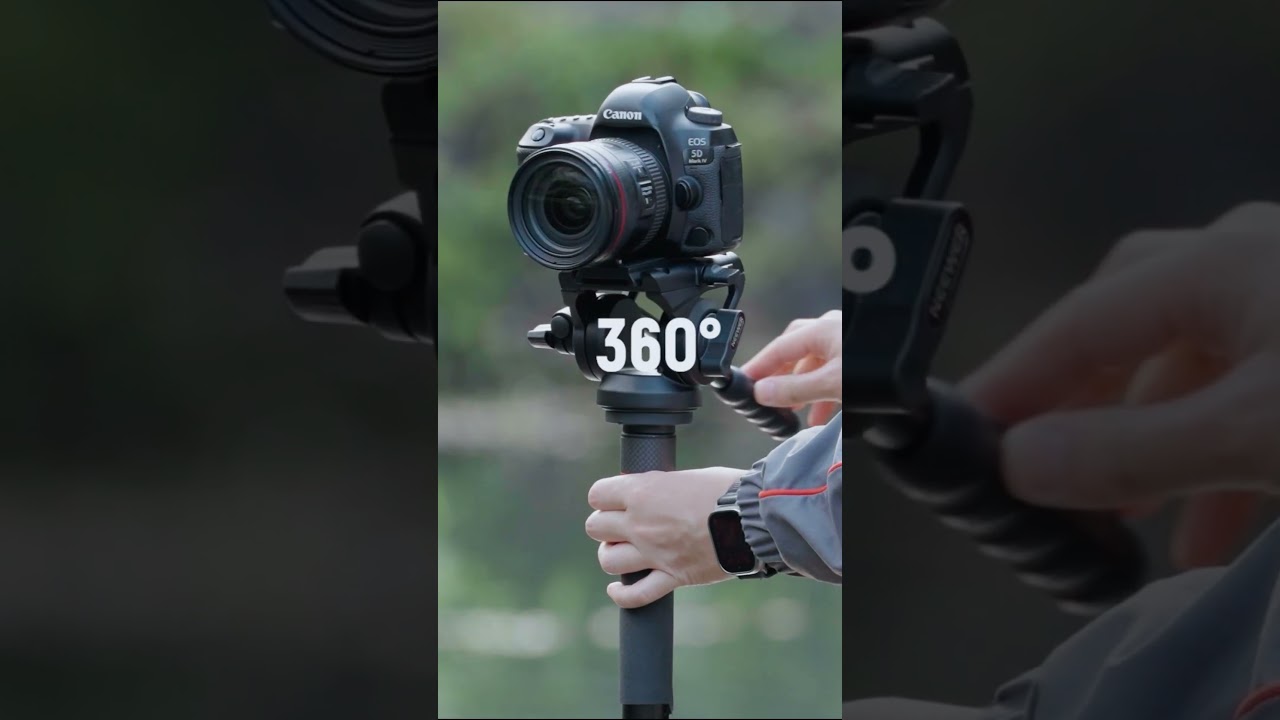 NEEWER 179cm GM76 Professional Camera Monopod With Fluid Head