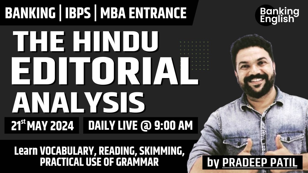 Learn VOCAB, READING, SKIMMING, ERRORS, GRAMMAR USE, 21st May, 2024  - PRADEEP PATIL