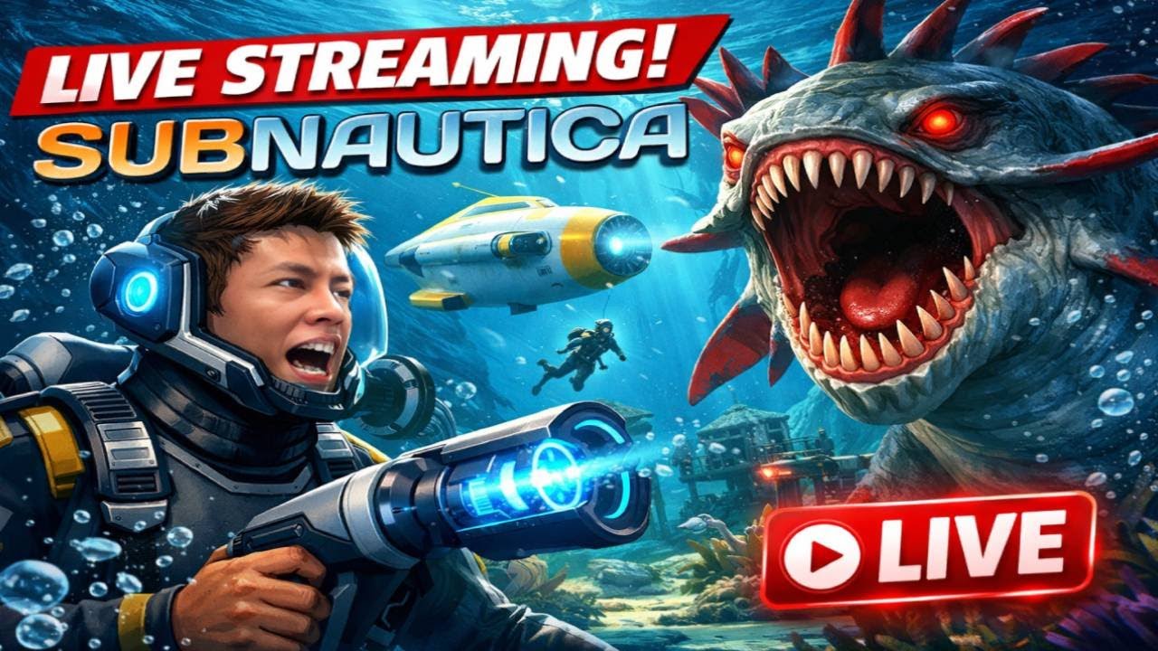 [ LIVE!] PENASARAN!! PERTAMA KALI MAIN GAME SURVIVAL DI DALAM LAUT!! || SUBNAUTICA INDONESIA