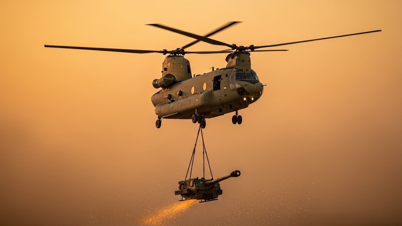 HEAVY DELIVERY: Dutch CH-47 Chinooks High-Stakes Sling Load Training (NATO Joint Ops)