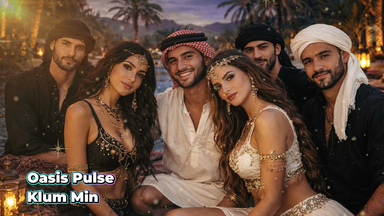 Oasis Pulse 🌴 Arabic Deep House Instrumental | Desert Chill Vibes 8K