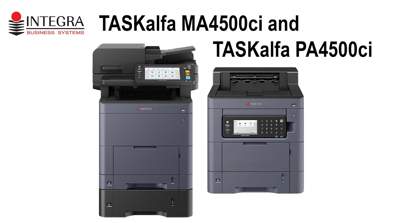Kyocera TASKalfa MA4500ci - TASKalfa PA4500ci Overview