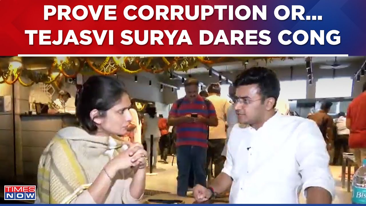 Tejasvi Surya Answers On '3150% Assets Increase' For First Time, Challenges Congress To Prove Or...