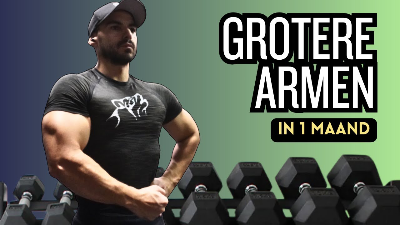 Grotere ARMEN krijgen in 4 weken! Tips voor trainen.