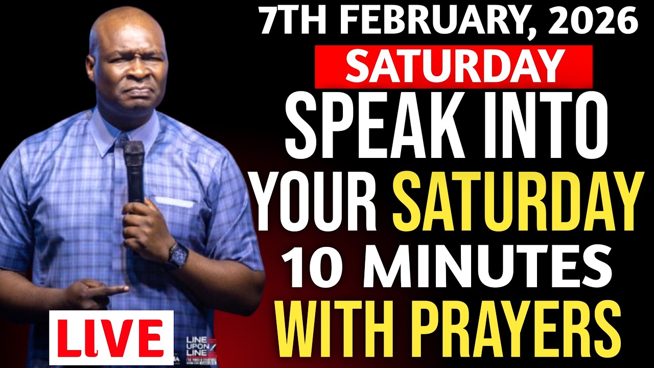 Saturday 7th February,2026]Speak Into Early Morning Prayer | Spiritual Prayer -Apostle Joshua Selman