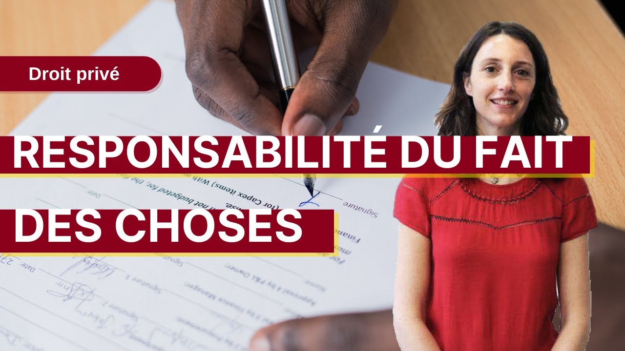 L2 équipe 1 - La responsabilité du fait des choses