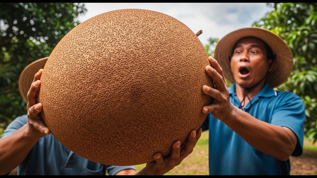 Harvesting Giant Sapodilla – So Satisfying!