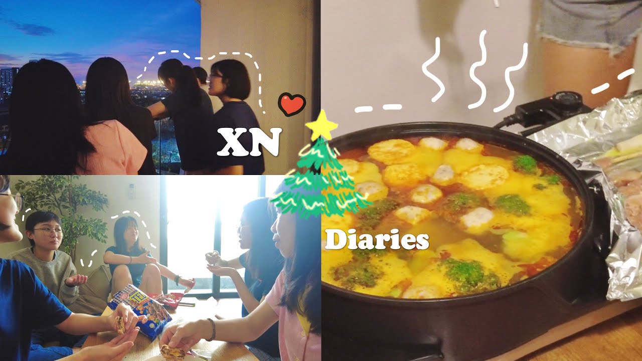 #Vlog9 (PART I) Christmas Eve🎄, Fun night🌃, My besties 👯‍♀️