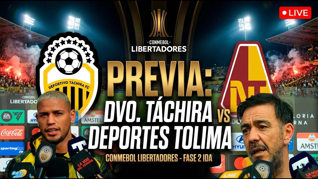EN VIVO - PREVIA DEL DVO.TACHIRA VS TOLIMA - ZONA MIXTA - LIBERTADORES - FASE 2