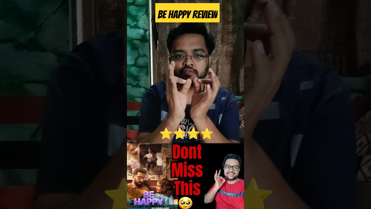Be Happy Review | Be Happy Movie Review | Be Happy Amazon prime review #trending #shorts