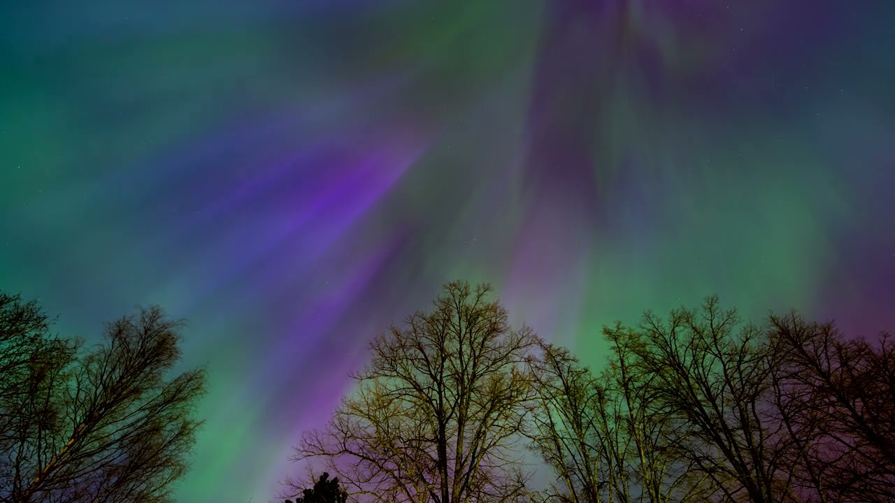 Aurora Borealis Timelapse @ Helsinki 11.5.2024
