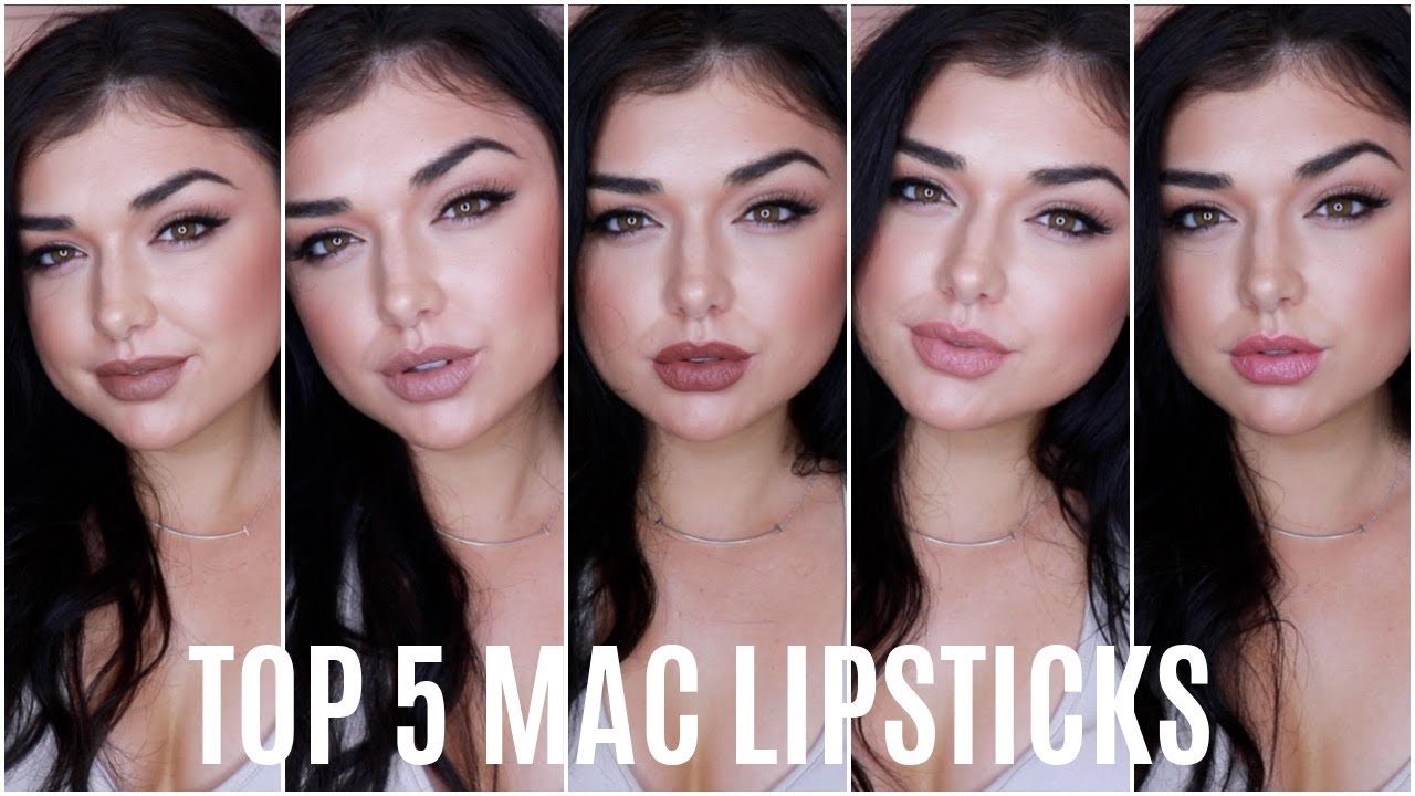 TOP 5 FAVORITE MAC LIPSTICKS FOR FALL + LIP SWATCHES - FAVORITE MATTE LIP COLORS | Chloé Zadori