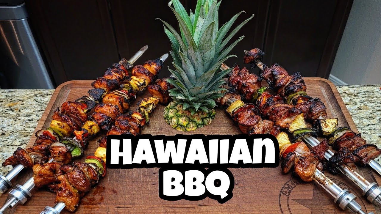 Hawaiian BBQ - Teriyaki Chicken - Teriyaki Pork