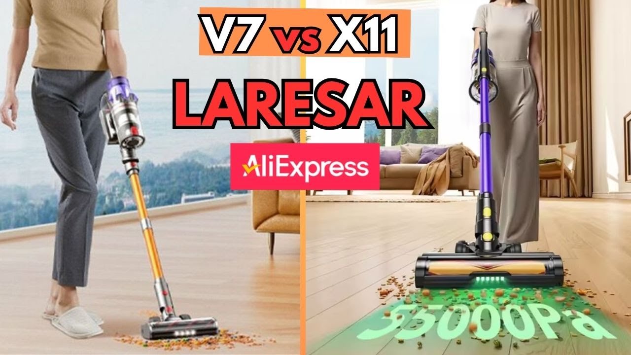 Odkurzacz LARESAR X11 vs V7 | Nowy jest lepszy? Dyson z Aliexpress