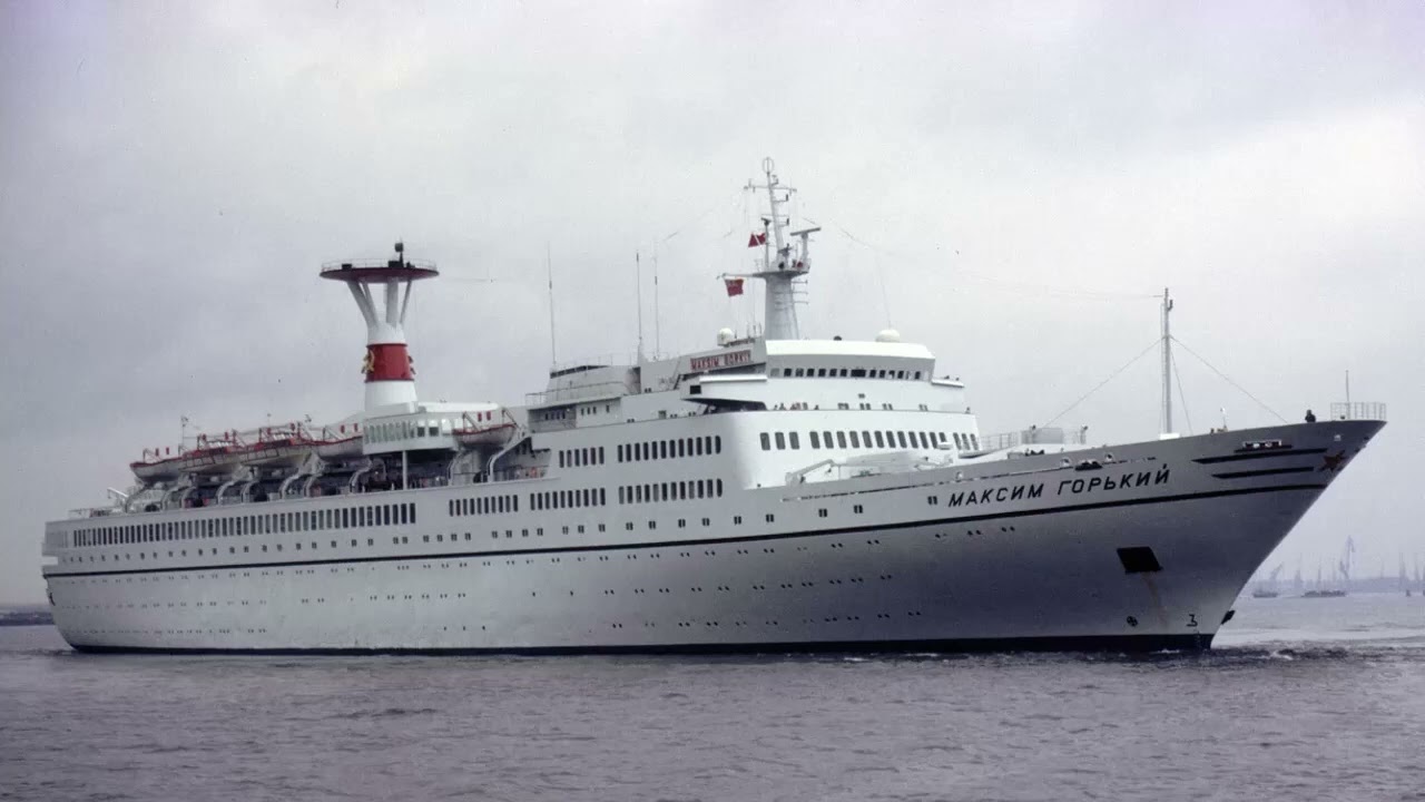 Radio rooms on board old Soviet passenger ships M/V 