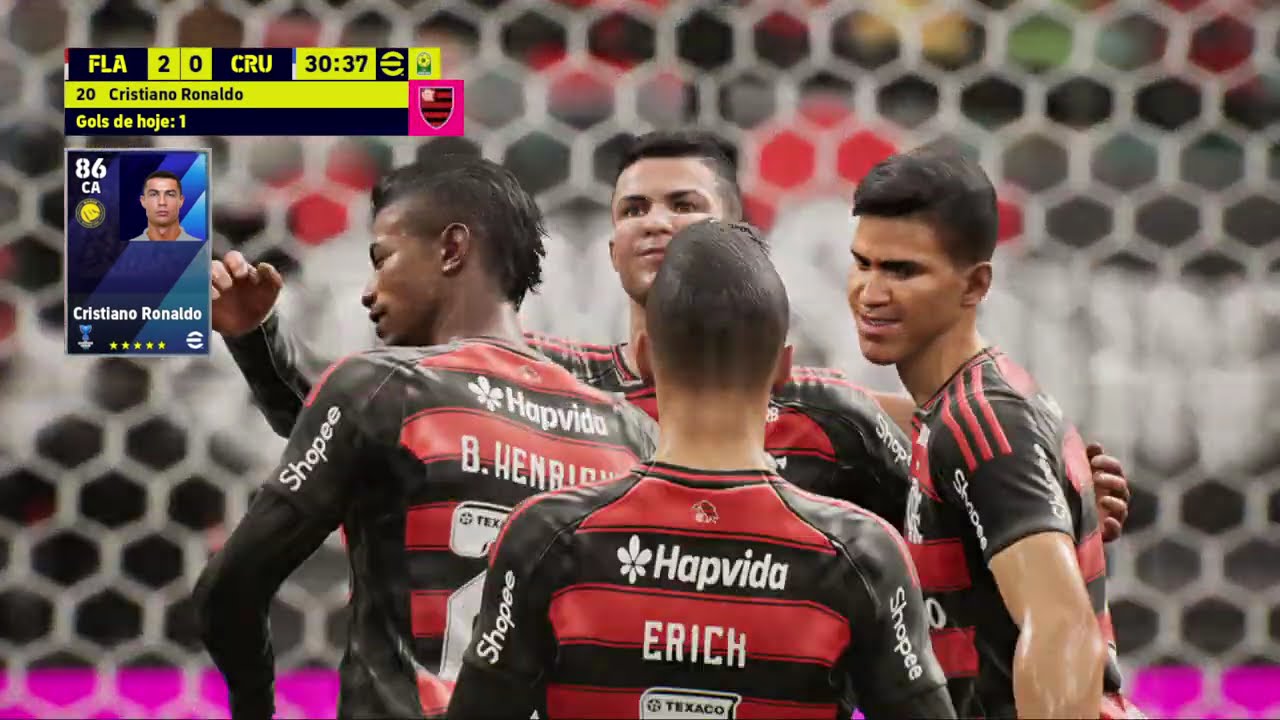 E FOOTBALL 2025 FLAMENGO 3 X 0 CRUZEIRO